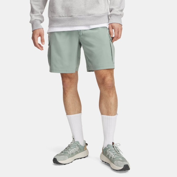 Under Armour Vibe Woven Cargo Shorts Silica Green White