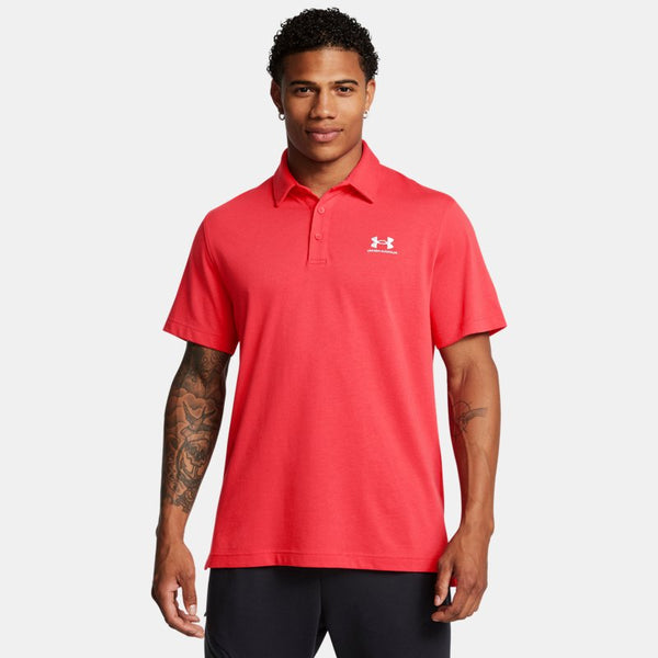 Under Armour Icon Polo Racer Red White