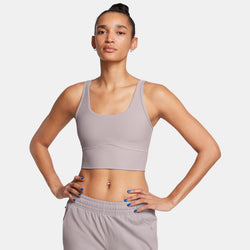 Under Armour Meridian Rib Crop Tank Tetra Gray Tetra Gray