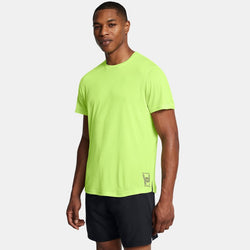 Under Armour Run Anywhere T-Shirt Morph Green Vivid Magenta Black