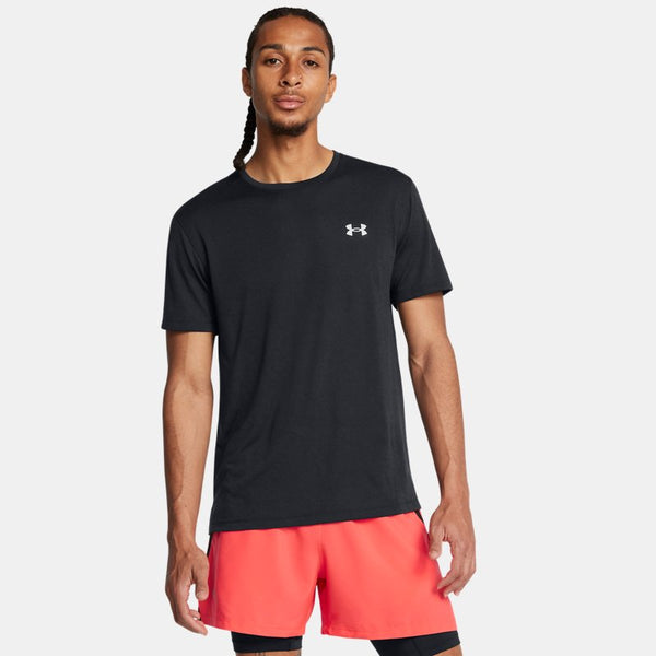 Under Armour Launch Camo Short Sleeve Black Reflective