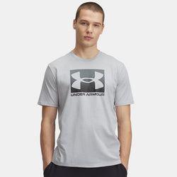 Under Armour Boxed Sports Short Sleeve Mod Gray Light Heather Black