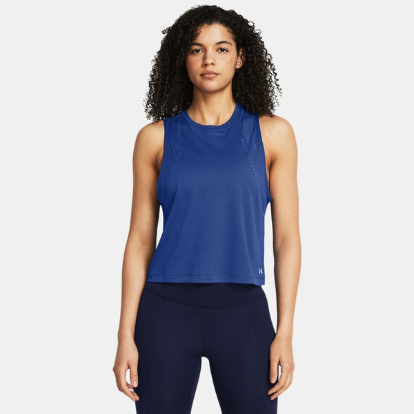 Under Armour Vanish Engineered Tank Tech Blue White