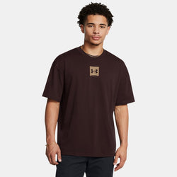 Under Armour Heavyweight Oversized SM Box Short Sleeve Brown Obsidian Coyote