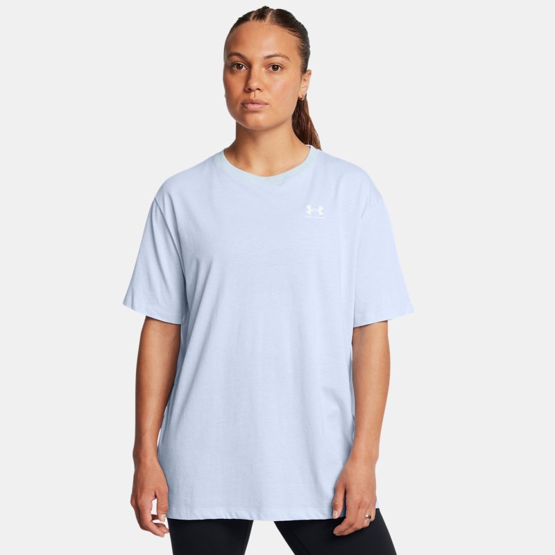 Under Armour BF Oversized Logo Short Sleeve Nimbus Blue White