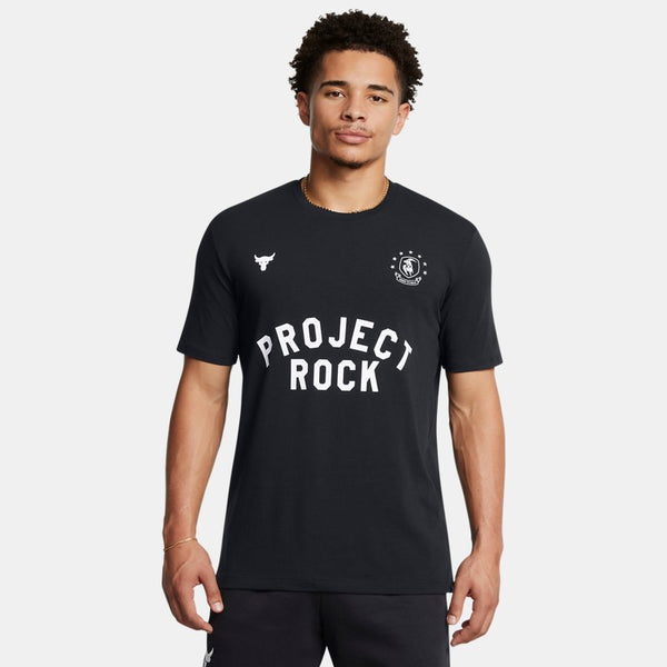 Project Rock Badge Of Honor Short Sleeve Black White