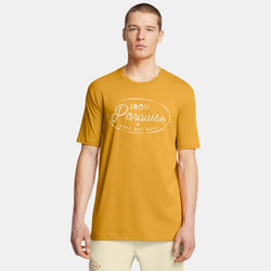 Project Rock Made Not Born Short Sleeve Golden Yellow Steeltown Gold