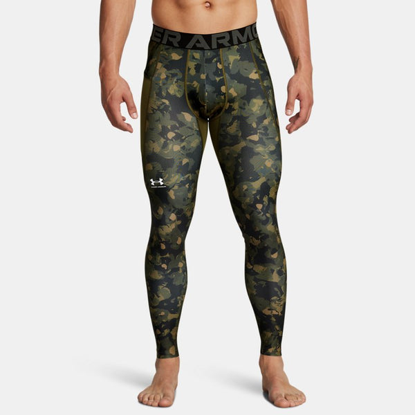 HeatGear® Printed Leggings Marine OD Green White