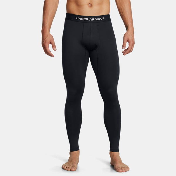 ColdGear® Elite Leggings Black Metallic Silver