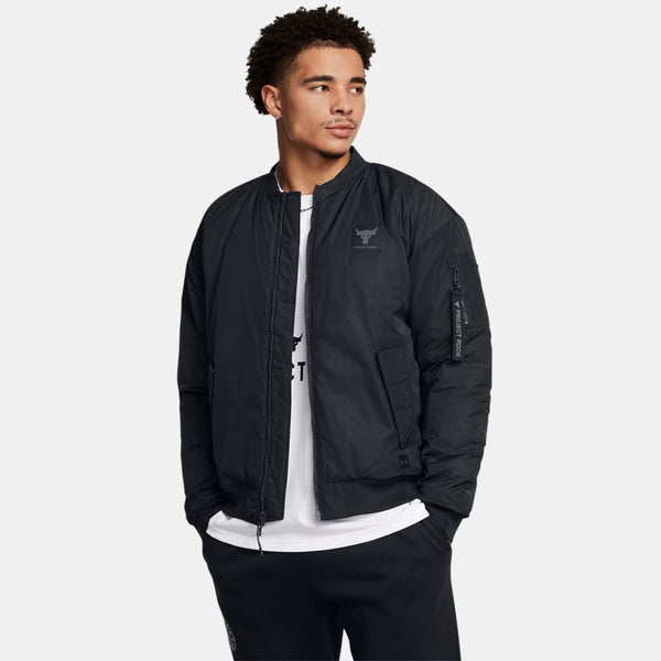 Project Rock Bomber Jacket Black Castlerock