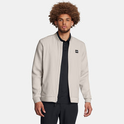 Under Armour Drive Pro Storm Hybrid Full-Zip Jacket Gray Matter Metallic Silver