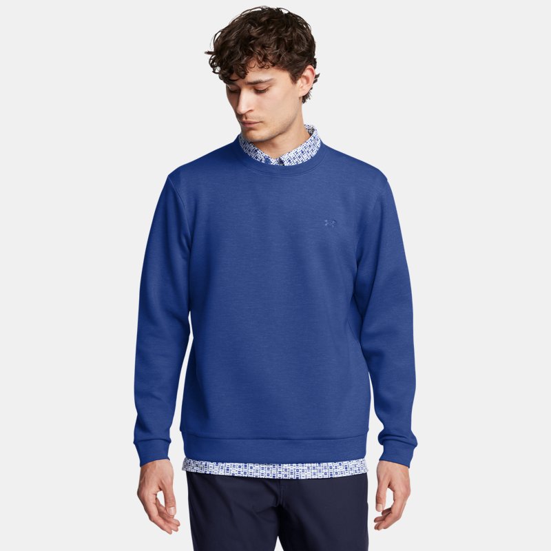 Under Armour Drive Midlayer Crew Tech Blue Tech Blue