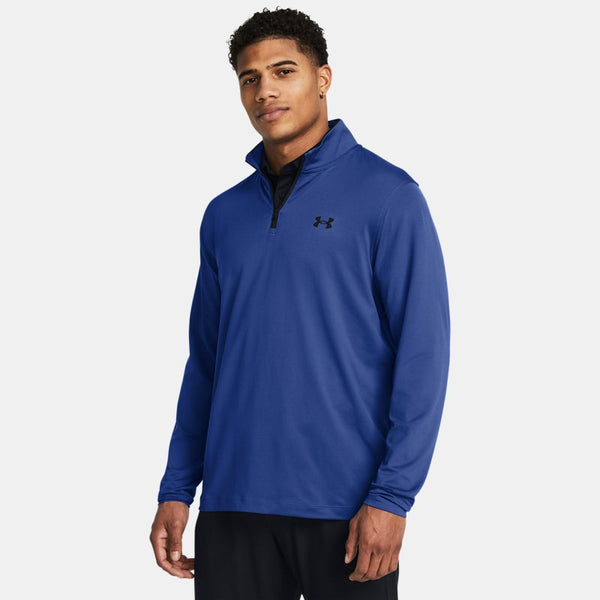 Under Armour Match Play ¼ Zip Tech Blue Black