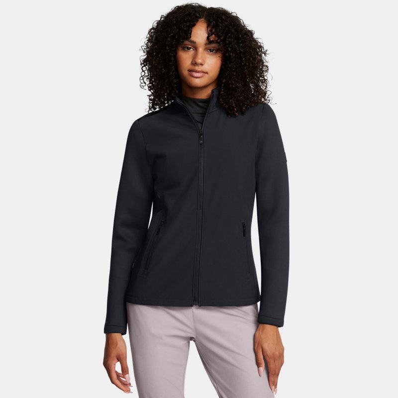 Under Armour Drive Pro Hybrid Full-Zip Jacket Black Metallic Silver