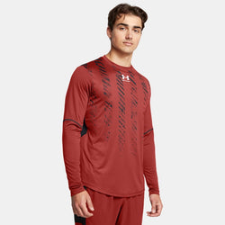 Under Armour Challenger Pro Long Sleeve Jersey Earthen Orange White