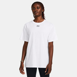 Under Armour Campus Oversize Short Sleeve White Black