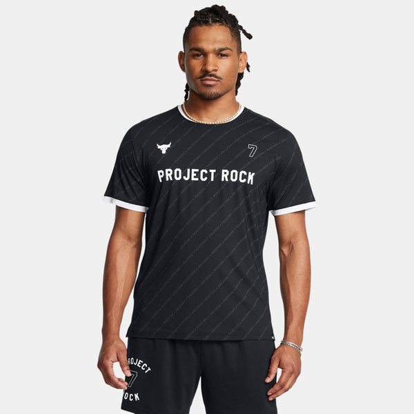 Project Rock Rugby Shirt Black White