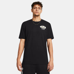 Under Armour Grounds Crew Heavyweight Short Sleeve Black Summit White Marine OD Green