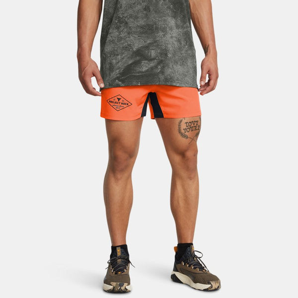 Project Rock Ultimate " Train Shorts Team Orange Black