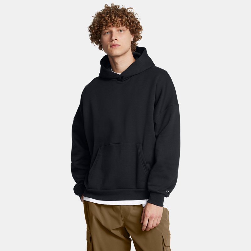 Under Armour Icon Fleece Oversized Hoodie Black