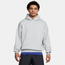 Under Armour Icon Fleece Oversized Hoodie Mod Gray Light Heather Black