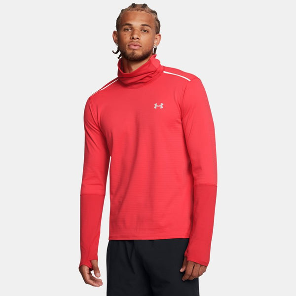 Under Armour Vanish Cold Weather Funnel Top Racer Red Cardinal Reflective