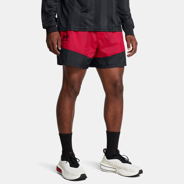 Under Armour Terrace Woven Shorts Inferno Red Black