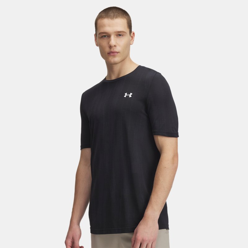 Under Armour Vanish Seamless Short Sleeve Black White