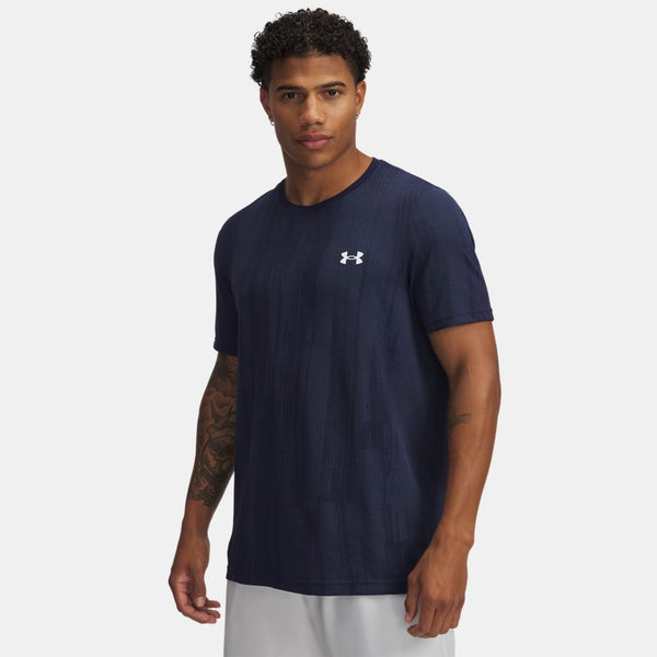 Under Armour Vanish Seamless Short Sleeve Midnight Navy White