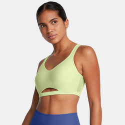 Under Armour Infinity Low Mesh Sports Bra Retro Green Retro Green A-C