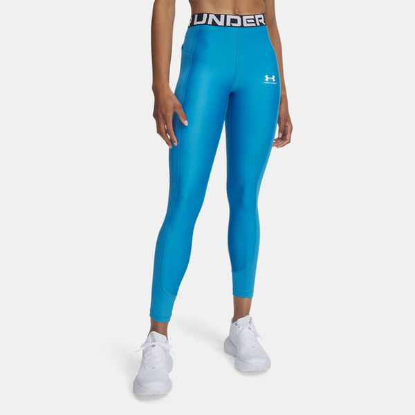 Under Armour HeatGear® Rib Leggings Ether Blue White