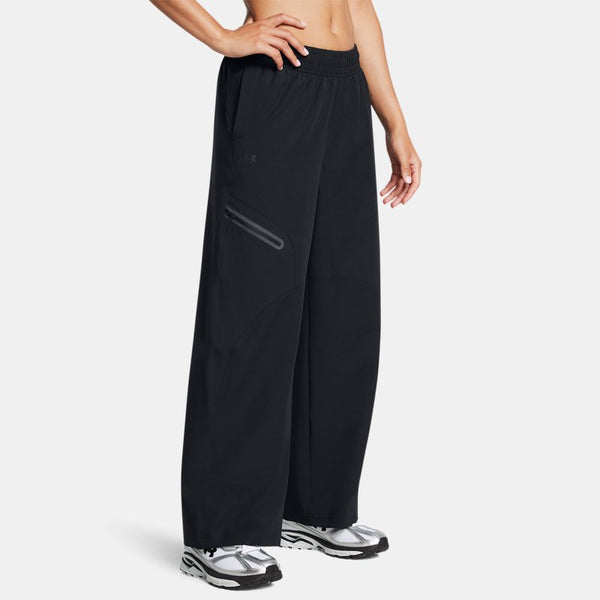 Under Armour Unstoppable Woven Wide Leg Pants Black