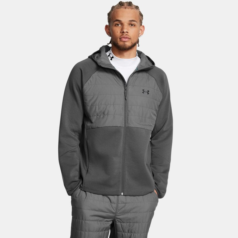 Under Armour Unstoppable Insulated Swacket Castlerock Titan Gray Black