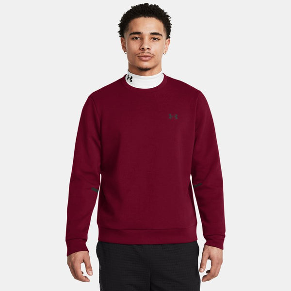 Under Armour Unstoppable Fleece Crew Cardinal Black