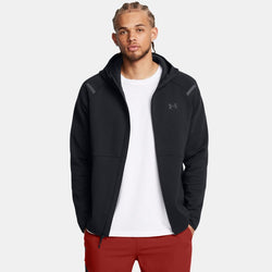 Under Armour Unstoppable Fleece Full-Zip Hoodie Black