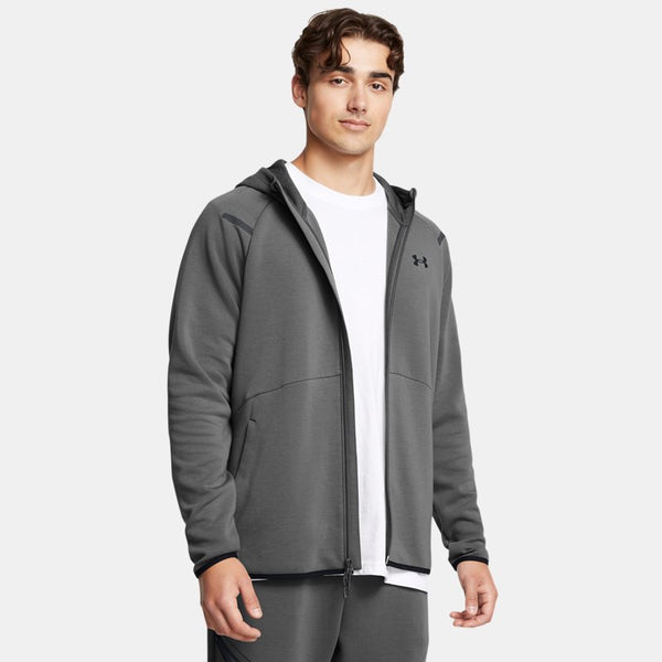 Under Armour Unstoppable Fleece Full-Zip Hoodie Castlerock Black