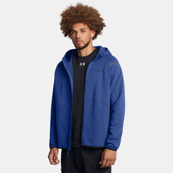 Under Armour Unstoppable Fleece Full-Zip Hoodie Tech Blue Black