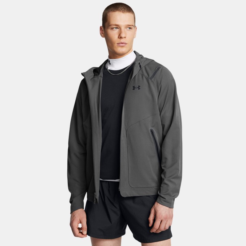 Under Armour Unstoppable Left Chest Jacket Castlerock Black