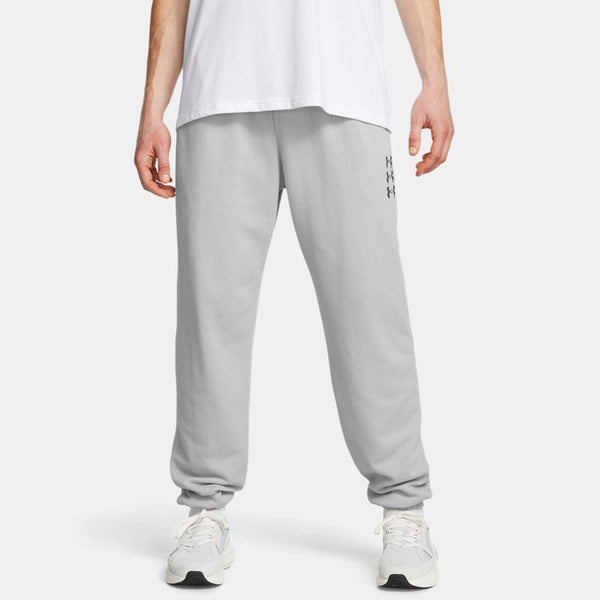 Under Armour Rival Fleece Textured Sliced 'N Diced Pants Mod Gray Light Heather Castlerock