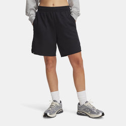 Under Armour Icon Terry Long Shorts Black White