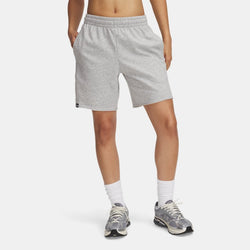 Under Armour Icon Terry Long Shorts Mod Gray Light Heather White