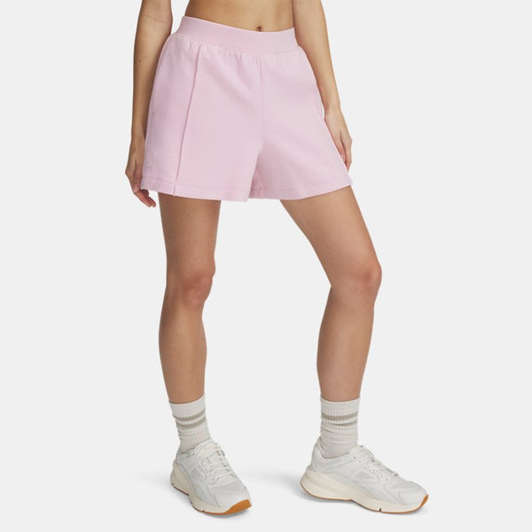 Under Armour Unstoppable Fleece Shorts Prime Pink