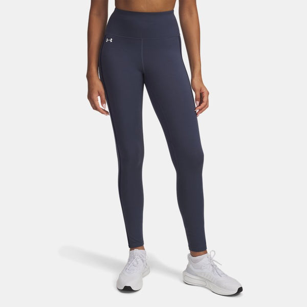 Under Armour Motion Piped Leggings Downpour Gray Midnight Navy White