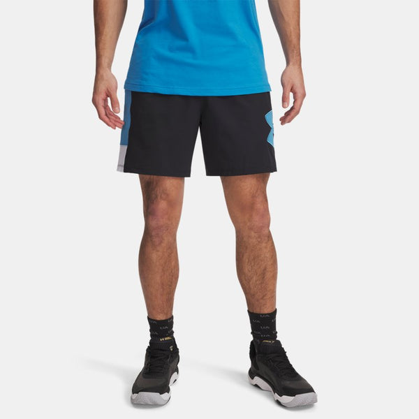 Under Armour Zone " Woven Shorts Black Ether Blue