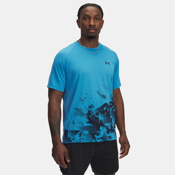 Under Armour Tech™ Fade Short Sleeve Ether Blue Midnight Navy