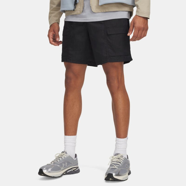 Under Armour Icon Volley Cargo Shorts Black Castlerock White