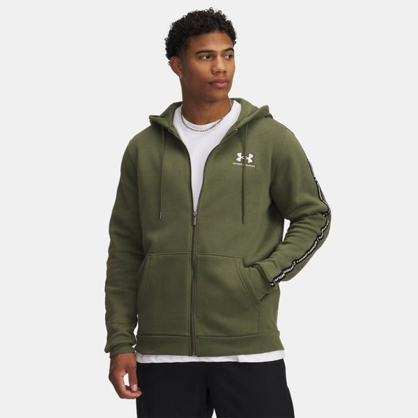 Under Armour Icon Fleece Taping Full-Zip Marine OD Green White