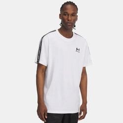 Under Armour Icon Heavyweight Taping T-Shirt White Black