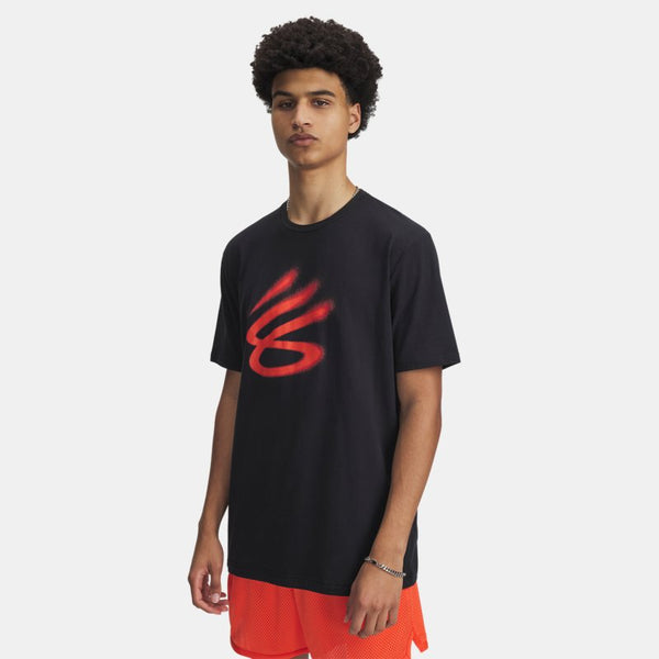 Under Armour Curry Playable T-Shirt Black Fire