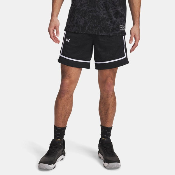 Under Armour Zone Pro " Mesh Printed Shorts Black Castlerock Stream